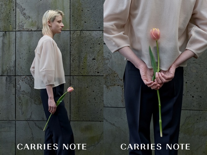 캐리스노트, ‘리사이클 블라우스’로 친환경 라인업 강화... 지속가능 경영 3-Image